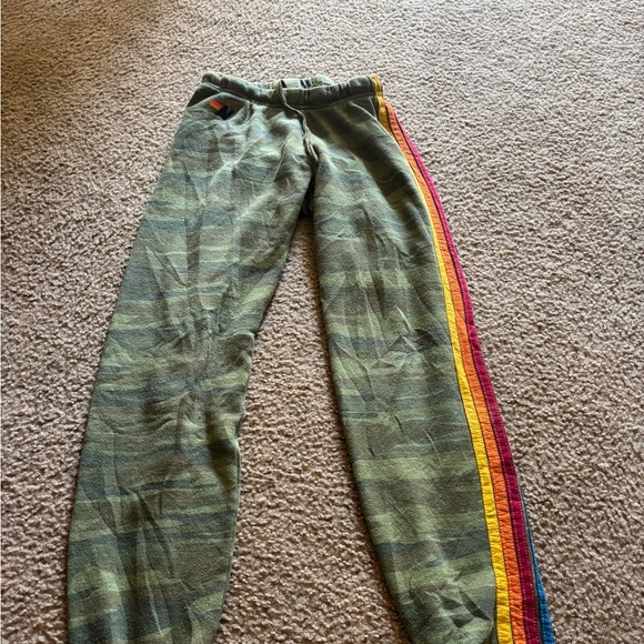 Aviator Nation Pants - Aviator Nation Women XS Army Camo Colorway